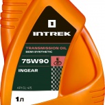 Масло трансмиссионное INTREK 75W-90 GL-5 п/синт. (1л), Тюмень