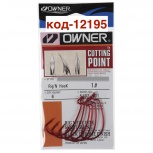Крючки офсетные Owner 5137-081 красный, Тюмень