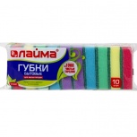 Губки бытовые maxi от laima с абразивным слоем, Тюмень