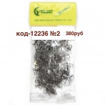 Вертлюг с карабином "Американка" №2 уп. 80 шт, Тюмень