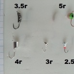 Мормышки вольфрам Skyfish №17 уп 5 шт, Тюмень