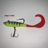 Рыбка силиконовая оснащенная SkyFish DAY 12cm, Тюмень