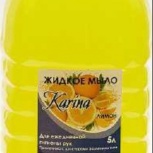 Мыло жидкое Карина с ароматом лимон 5 л, Тюмень