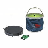 Ведро рыболовное складное в чехле d- 25 см, Тюмень